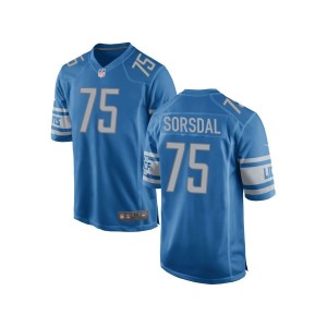 Colby Sorsdal Detroit Lions Nike Youth Team Color Game Jersey - Blue