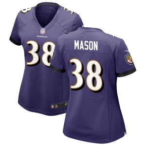 Ben Mason Baltimore Ravens Nike Women's Game Jersey - Purple