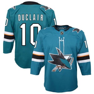 Anthony Duclair San Jose Sharks Youth 2019/20 Home Premier Jersey - Teal