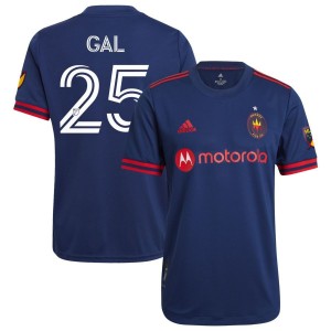 Jeff Gal Chicago Fire adidas 2021 Primary Authentic Jersey - Navy
