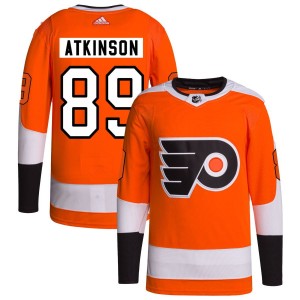 Cam Atkinson Philadelphia Flyers adidas Home Primegreen Authentic Pro Jersey - Orange