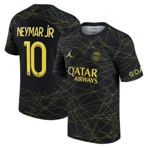 Neymar Jr. Paris Saint-Germain Jordan Brand 2022/23 Fourth Breathe Stadium Replica Player Jersey - Black