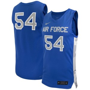 #54 Air Force Falcons Nike Replica Basketball Jersey - Royal