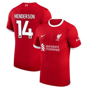Jordan Henderson  Liverpool Nike 2023/24 Home Replica Jersey - Red