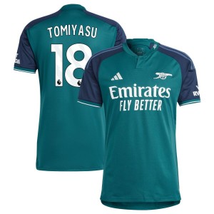 Takehiro Tomiyasu  Arsenal adidas 2023/24 Third Replica Jersey - Green