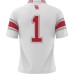 #1 Houston Cougars ProSphere Youth Football Jersey - White