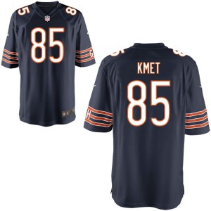 Youth Cole Kmet Navy Chicago Bears Game Jersey