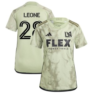 Tony Leone LAFC adidas Women's 2023 Smokescreen Replica Jersey - Green
