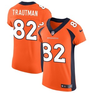 Adam Trautman Denver Broncos Nike Vapor Untouchable Elite Jersey - Orange