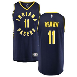 Bruce Brown Indiana Pacers Fanatics Branded Fast Break Replica Jersey Navy - Icon Edition
