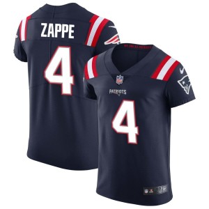 Bailey Zappe New England Patriots Nike Vapor Elite Jersey - Navy