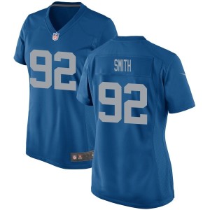Chris Smith Detroit Lions Nike Women's Throwback Game Jersey - Blue