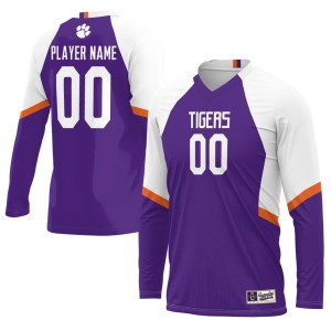 Clemson Tigers ProSphere Youth NIL Women's Volleyball Jersey - Purple