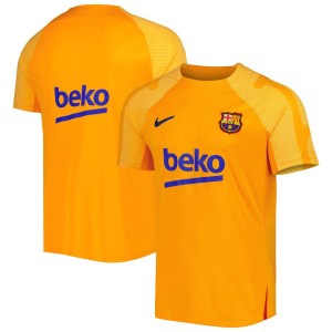 Barcelona Nike Team 2021/2022 Pre-Match Performance Top - Orange
