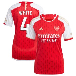 Ben White  Arsenal adidas Women's 2023/24 Home Replica Jersey - Red
