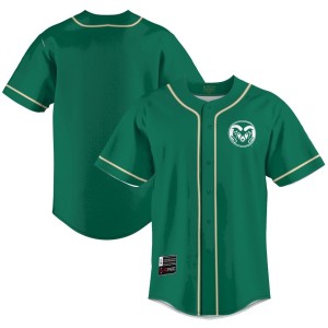 Colorado State Rams Baseball Jersey - Green