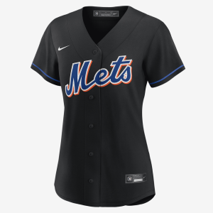 MLB New York Mets (Pete Alonso) Women's Replica Baseball Jersey - Black