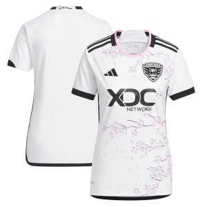 D.C. United adidas Women's 2023 The Cherry Blossom Kit Replica Jersey - White