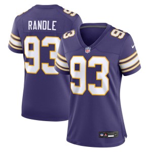 John Randle Minnesota Vikings Nike Women's Classic Player Game Jersey - Purple
