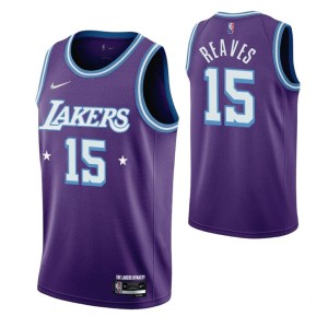 Men's Los Angeles Lakers Austin Reaves City Edition Jersey - Purple