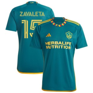 Eriq Zavaleta LA Galaxy adidas 2023 LA Kit Replica Jersey - Green