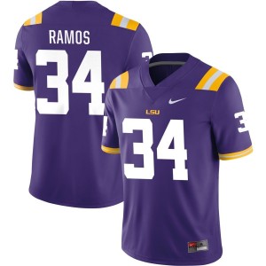 Damian Ramos LSU Tigers Nike NIL Replica Football Jersey - Purple
