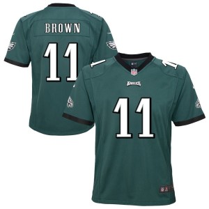 A.J. Brown Philadelphia Eagles Nike Youth Team Game Jersey - Midnight Green