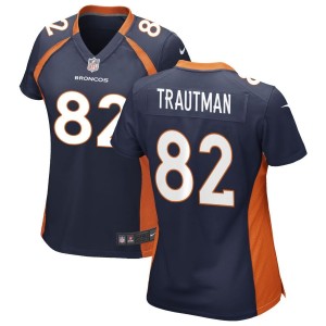 Adam Trautman Denver Broncos Nike Women's Alternate Game Jersey - Navy