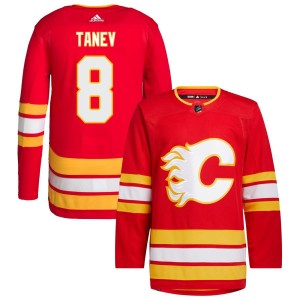 Chris Tanev Calgary Flames adidas 2020/21 Home Primegreen Authentic Pro Jersey - Red