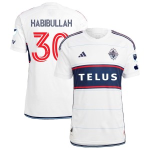 Kamron Habibullah Vancouver Whitecaps FC adidas 2023 Bloodlines Authentic Jersey - White