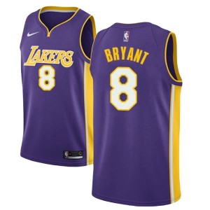 Men's Los Angeles Lakers Kobe Bryant Statement Edition Jersey - Purple