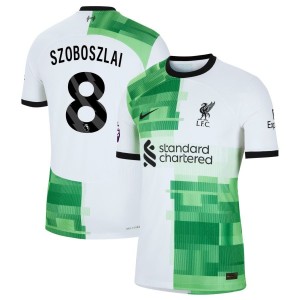 Dominik Szoboszlai  Liverpool Nike 2023/24 Away Authentic Jersey - White