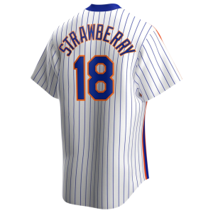 Men's Strawberry Darryl Nike Mets Cooperstown Collection Player Jersey - White