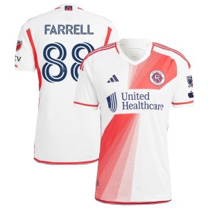 Andrew Farrell New England Revolution adidas 2023 Defiance Authentic Jersey - White