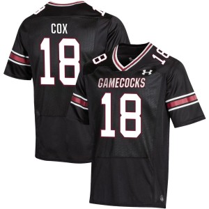 Connor Cox South Carolina Gamecocks Under Armour NIL Replica Football Jersey - Black