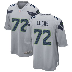 Abraham Lucas Seattle Seahawks Nike Youth Game Jersey - Gray