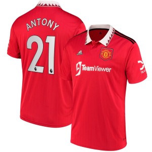 Antony Manchester United adidas 2022/23 Home Replica Player Jersey - Red