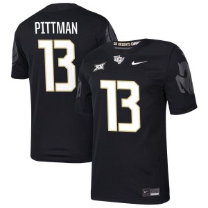 Randy Pittman  UCF Knights Nike NIL Football Game Jersey - Black