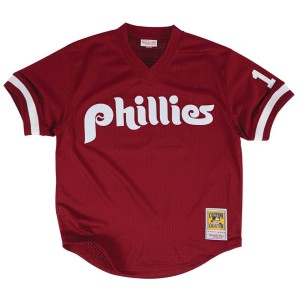 Authentic John Kruk Philadelphia Phillies 1991 Pullover Jersey