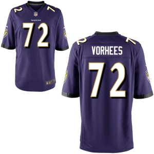 Andrew Vorhees Baltimore Ravens Nike Youth Game Jersey - Purple