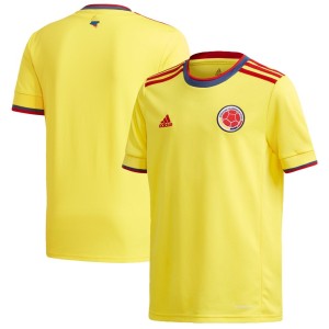 Colombia National Team adidas Youth 2021 Home Replica Jersey - Yellow