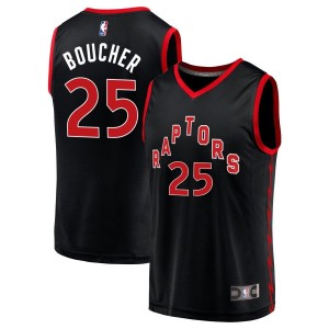 Chris Boucher Toronto Raptors Fanatics Branded Fast Break Replica Jersey Black - Statement Edition