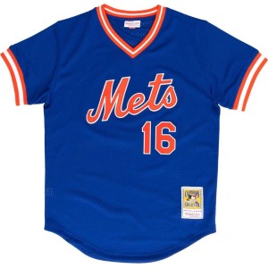 Authentic Dwight Gooden New York Mets 1986 Pullover Jersey