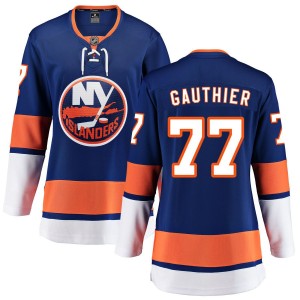 Julien Gauthier New York Islanders Fanatics Branded Women's Home Breakaway Jersey - Blue