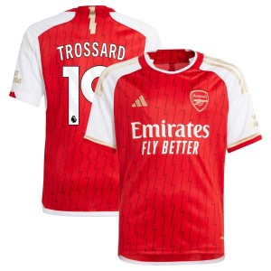 Leandro Trossard Arsenal adidas Youth 2023/24 Home Replica Jersey - Red