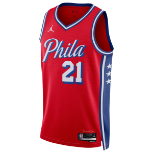 Men's  Nike 76ers Statement Jersey - Red