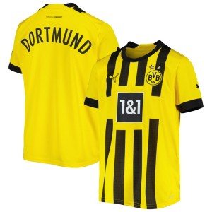 Borussia Dortmund Puma Youth 2022/23 Home Replica Jersey - Yellow