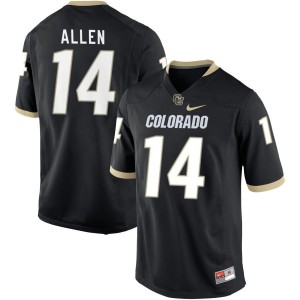Colton Allen Colorado Buffaloes Nike NIL Replica Football Jersey - Black