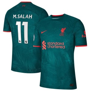 Mohamed Salah Liverpool Nike 2022/23 Third Authentic Player Jersey - Teal