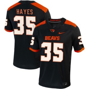 Everett Hayes Oregon State Beavers Nike NIL Replica Football Jersey - Black